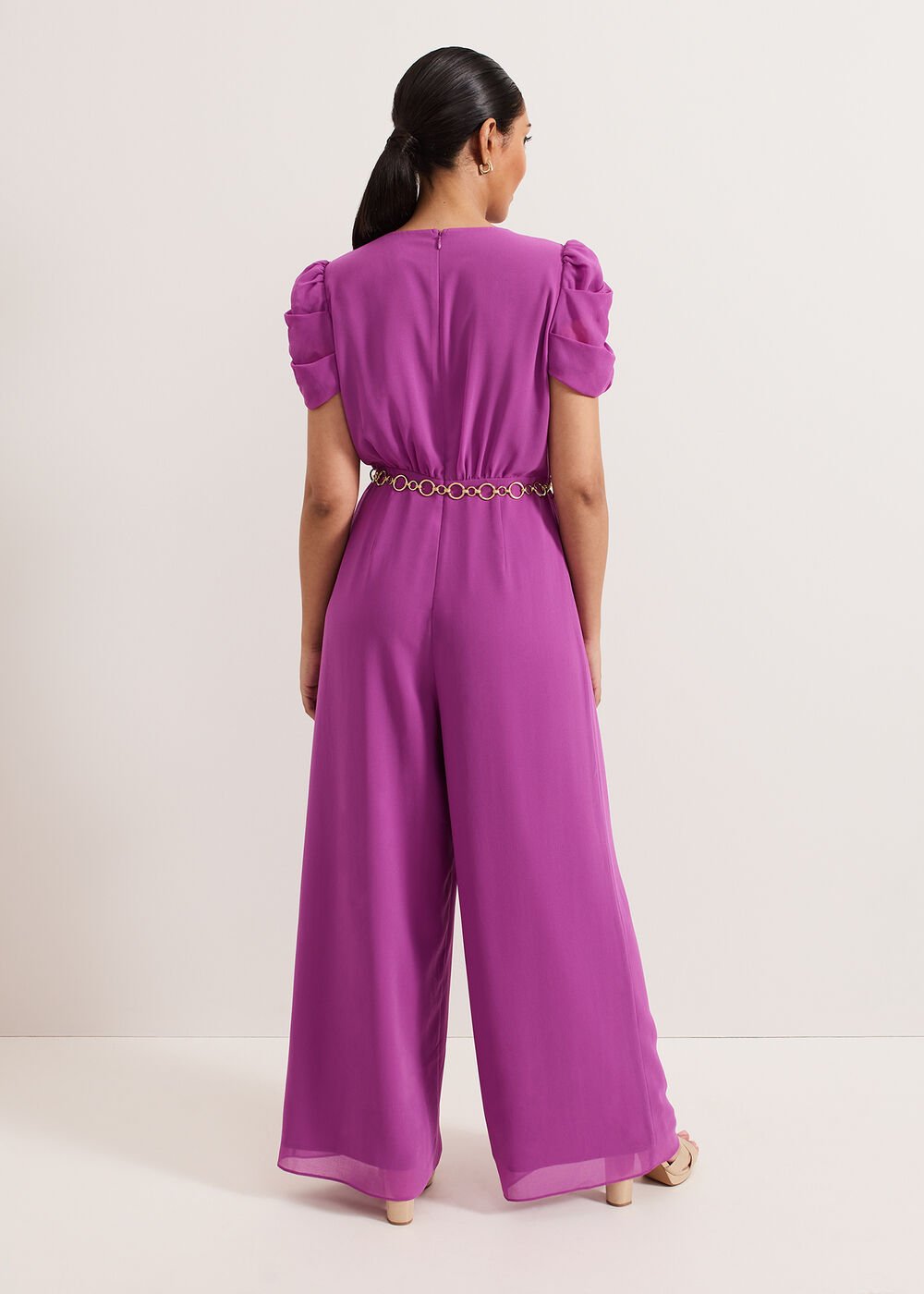 Petite Helene Jumpsuit - Purple