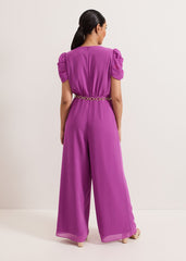 Petite Helene Jumpsuit - Purple