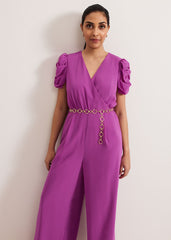 Petite Helene Jumpsuit - Purple