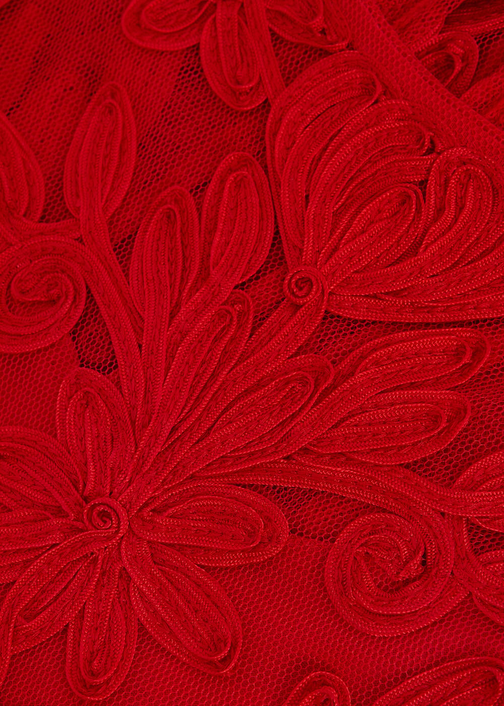 Navida Midi Dress - Red