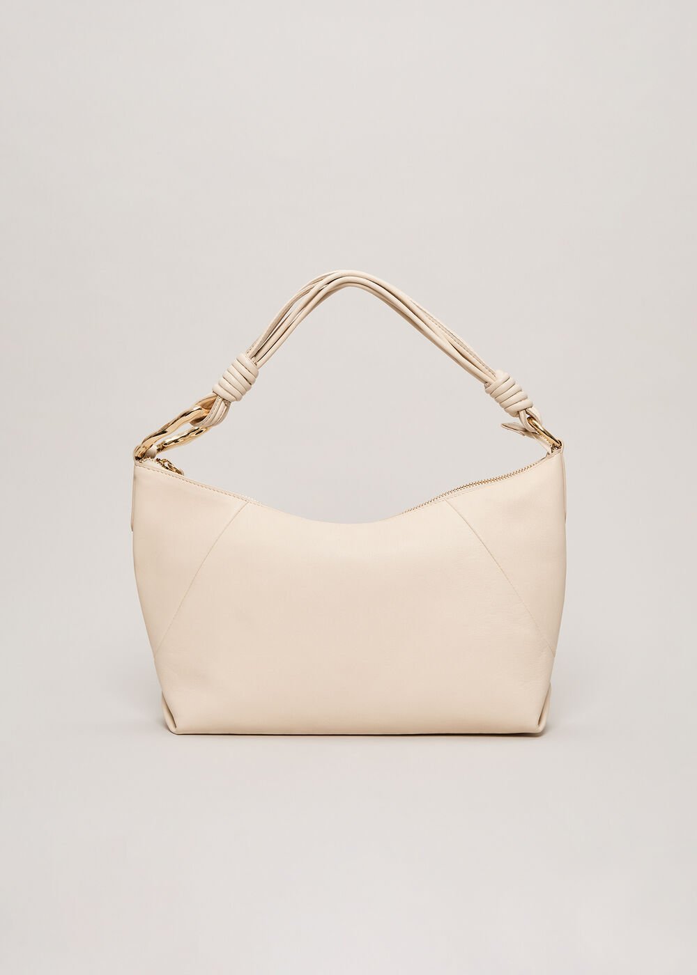 Twisted Handle Bag - Ivory