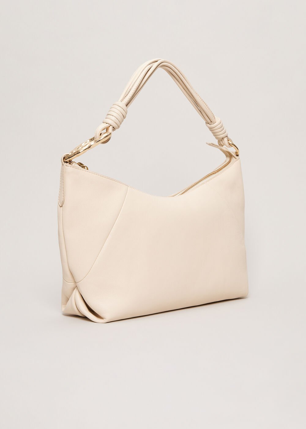 Twisted Handle Bag - Ivory