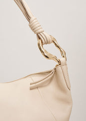 Twisted Handle Bag - Ivory