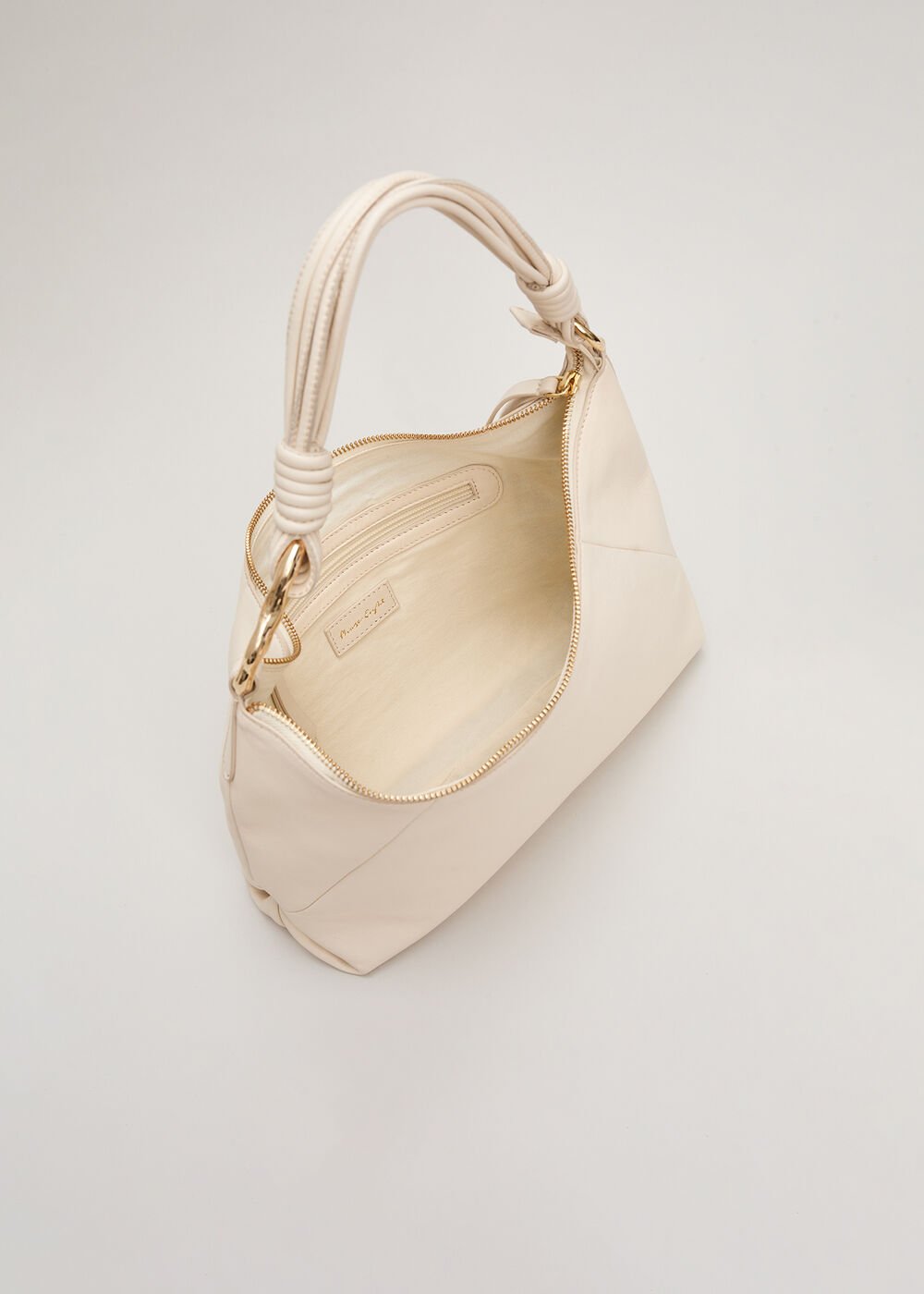 Twisted Handle Bag - Ivory