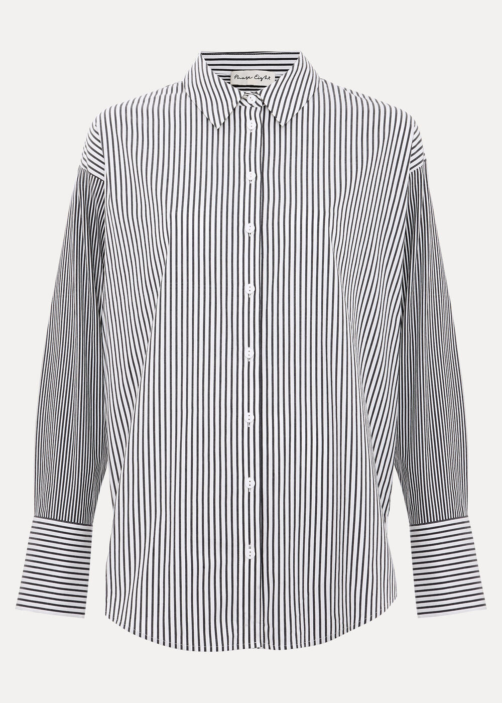 Mixed Stripe Shirt - Black/Ivory