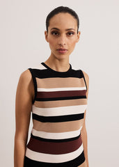 Louisa Stripe Top - Neutral