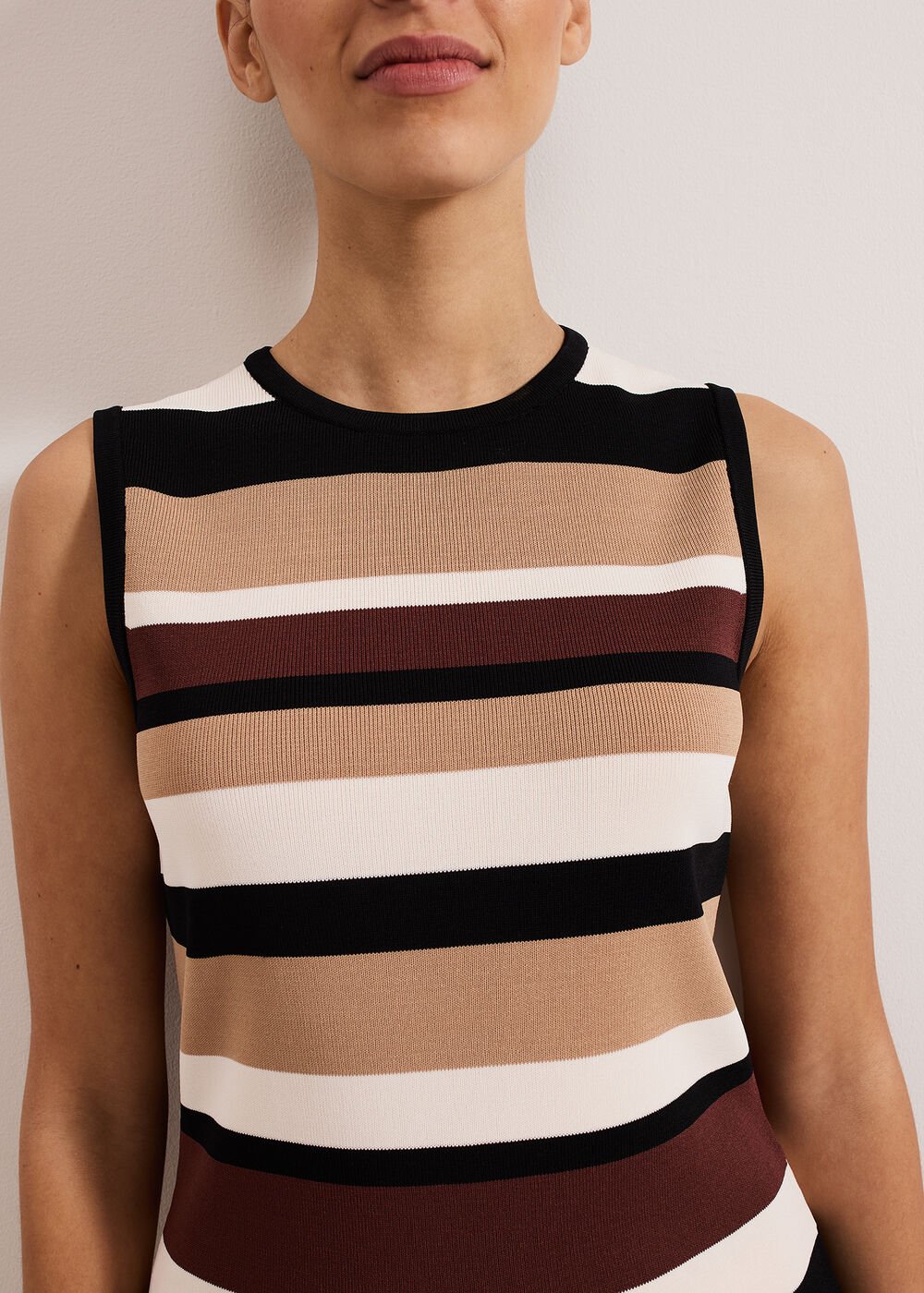 Louisa Stripe Top - Neutral