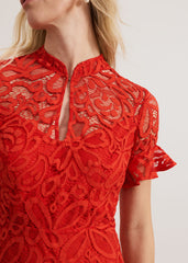 Lula Lace Dress - Red
