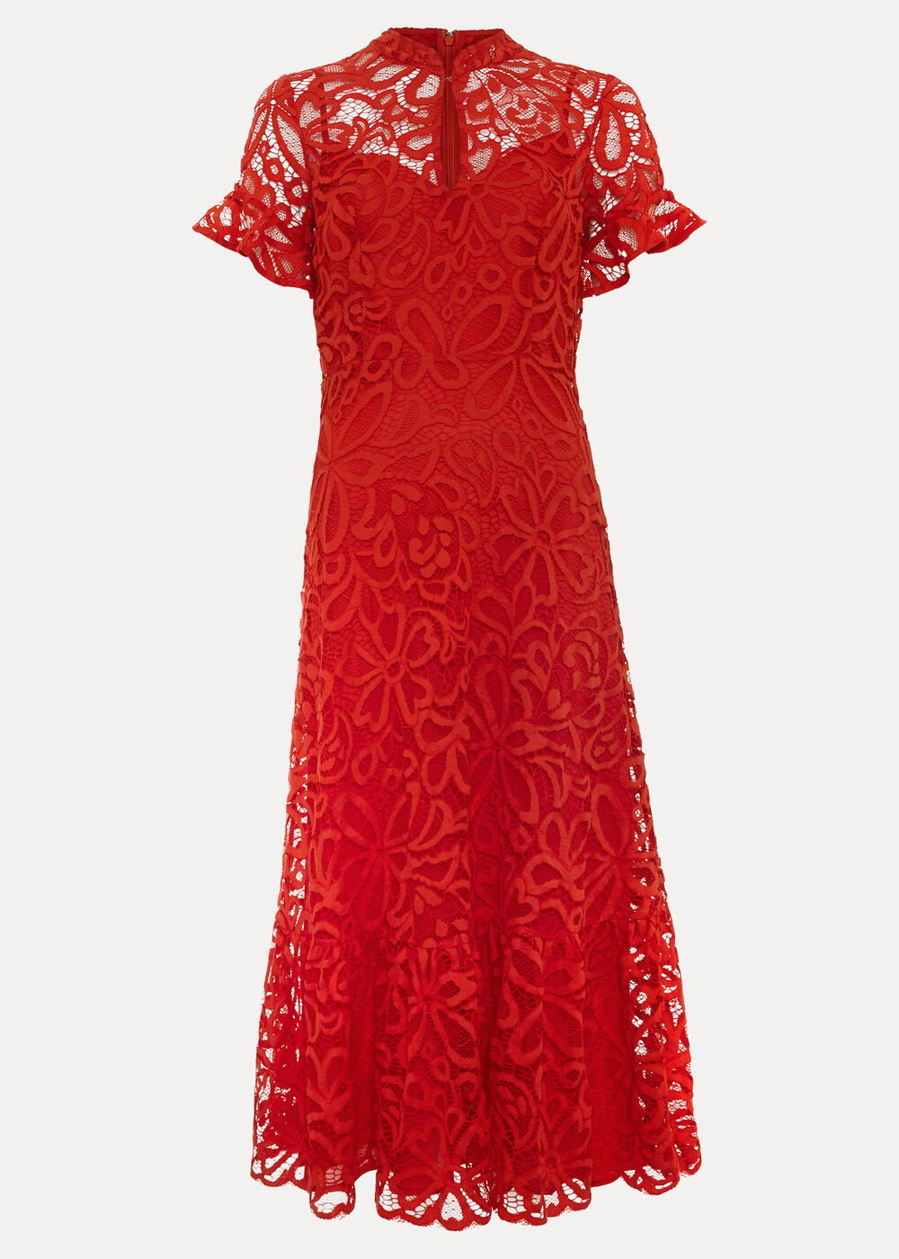Lula Lace Dress - Red