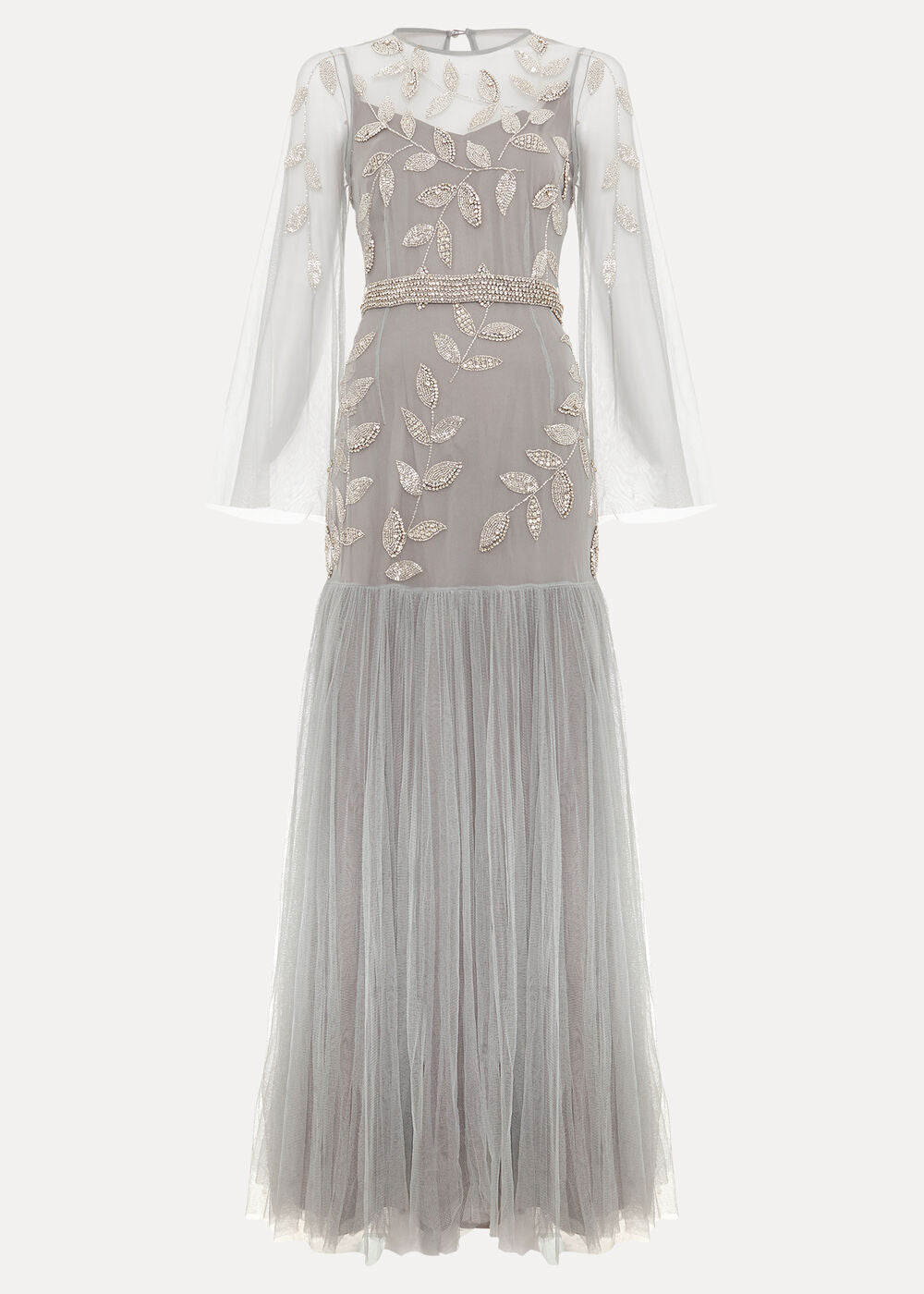Trish Beaded Dress - Eau De Nil