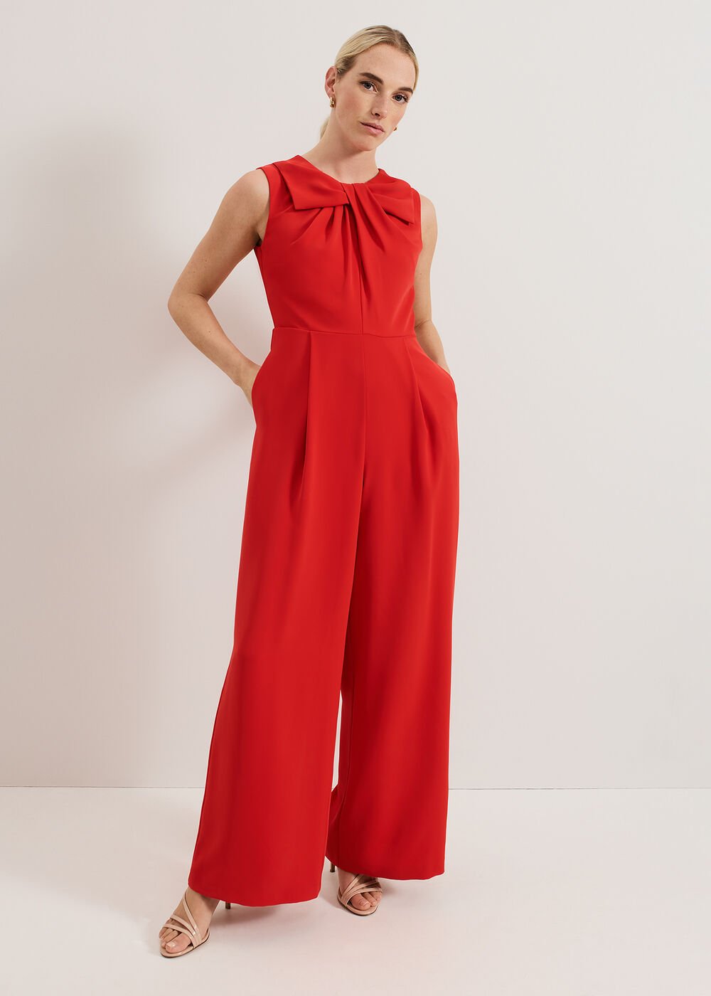 Saffron Jumpsuit - Red