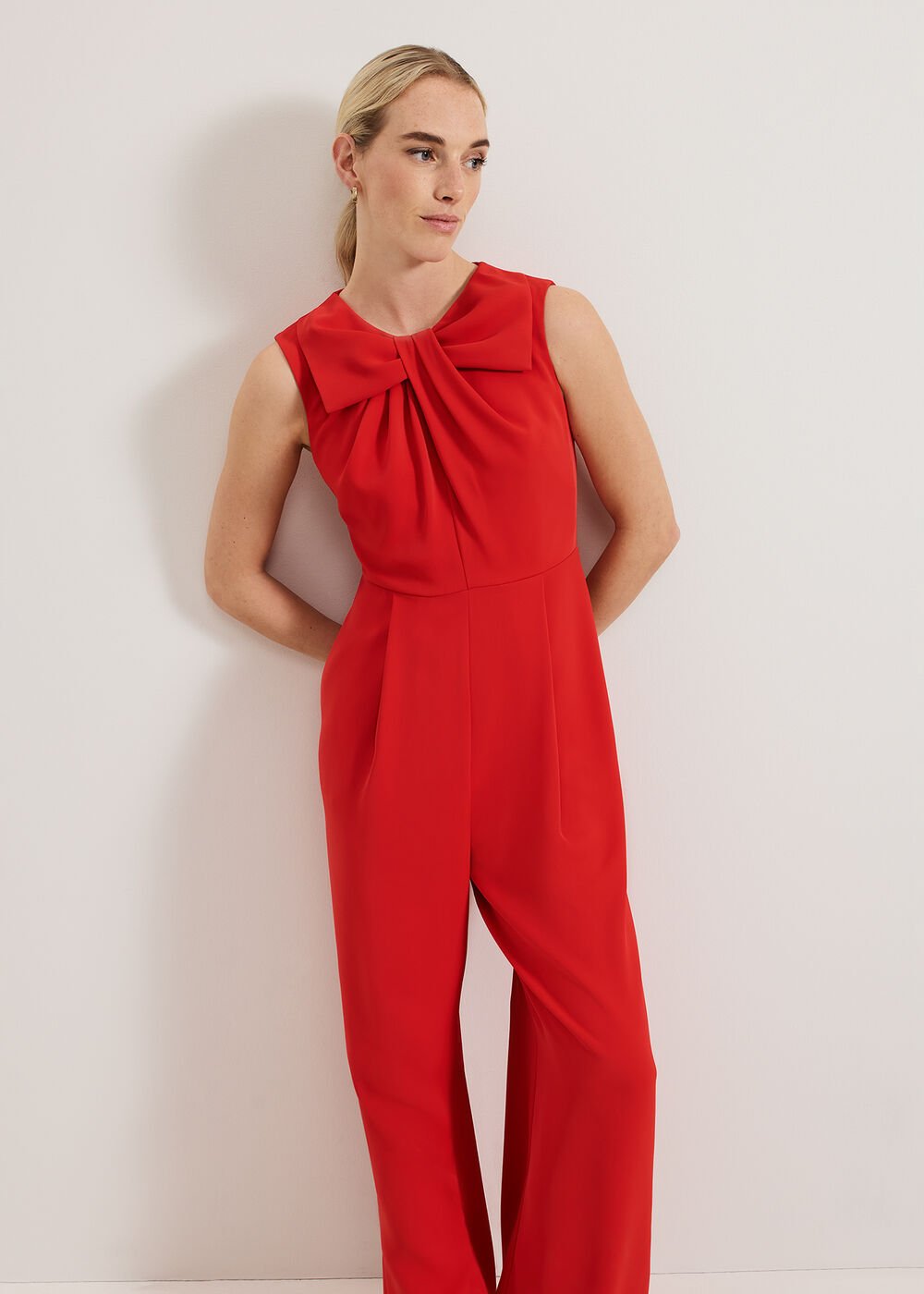 Saffron Jumpsuit - Red