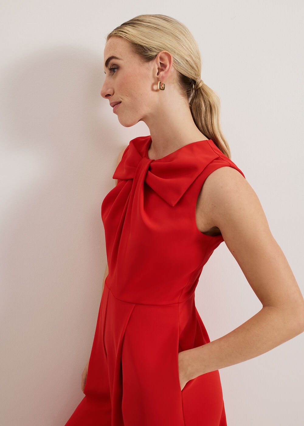 Saffron Jumpsuit - Red