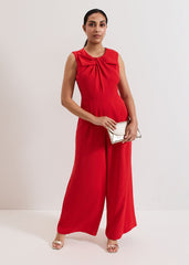 Petite Saffron Jumpsuit - Red