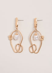 Pearl Earrings - Gold