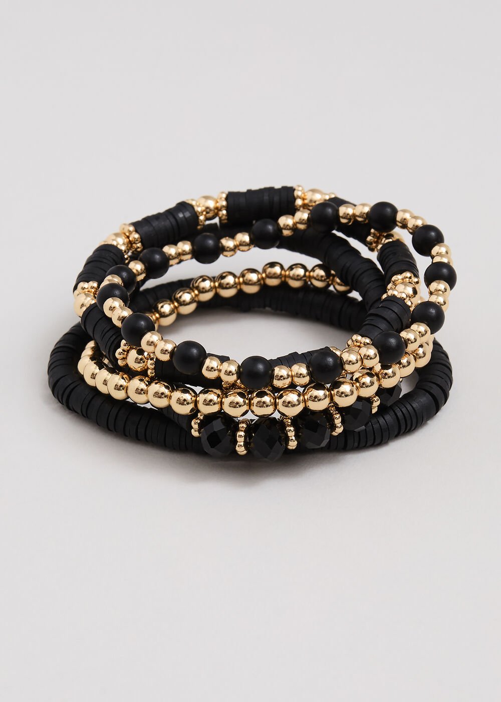 Beaded Bracelet Pack - Black