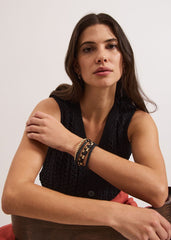 Beaded Bracelet Pack - Black