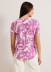 Alice Floral Top - Purple