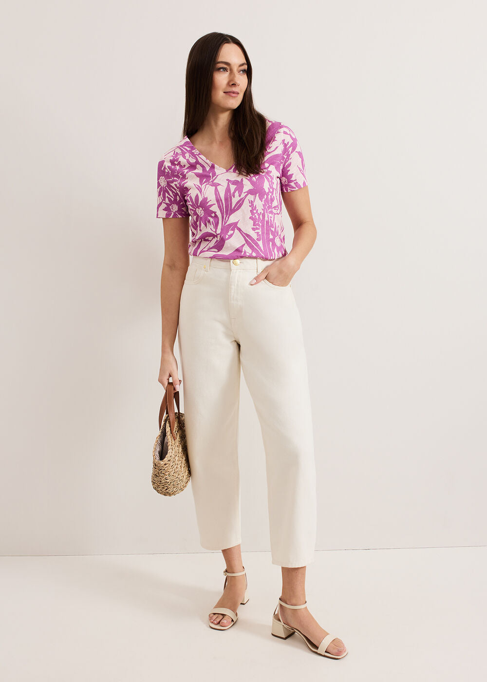 Alice Floral Top - Purple