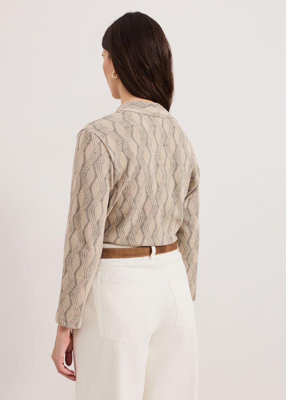 Rena V Neck Top - Stone