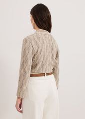 Rena V Neck Top - Stone