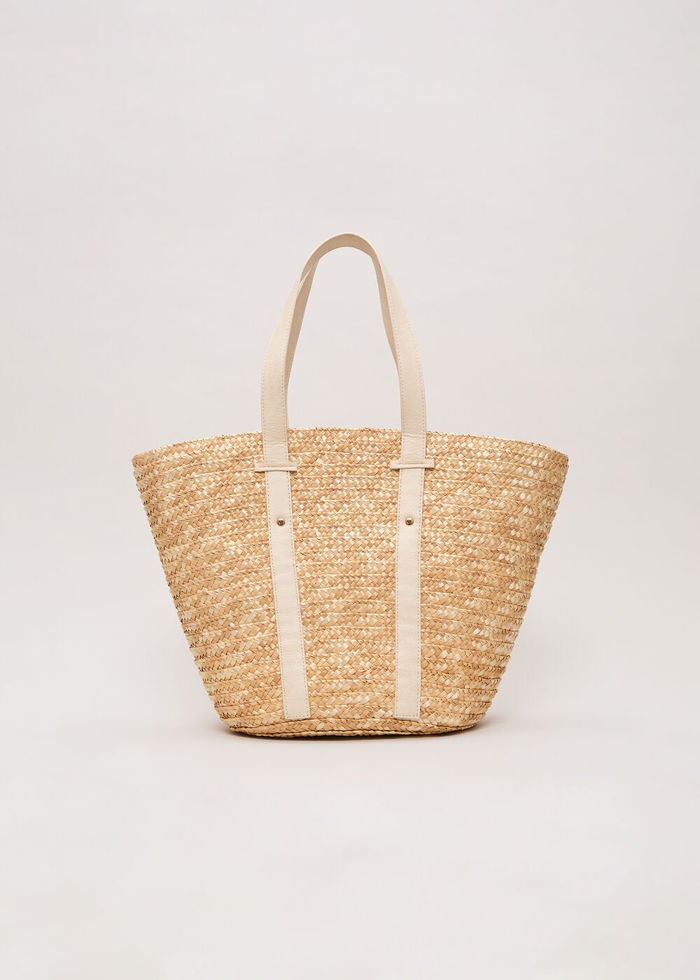 Straw Shoulder Bag - Natural