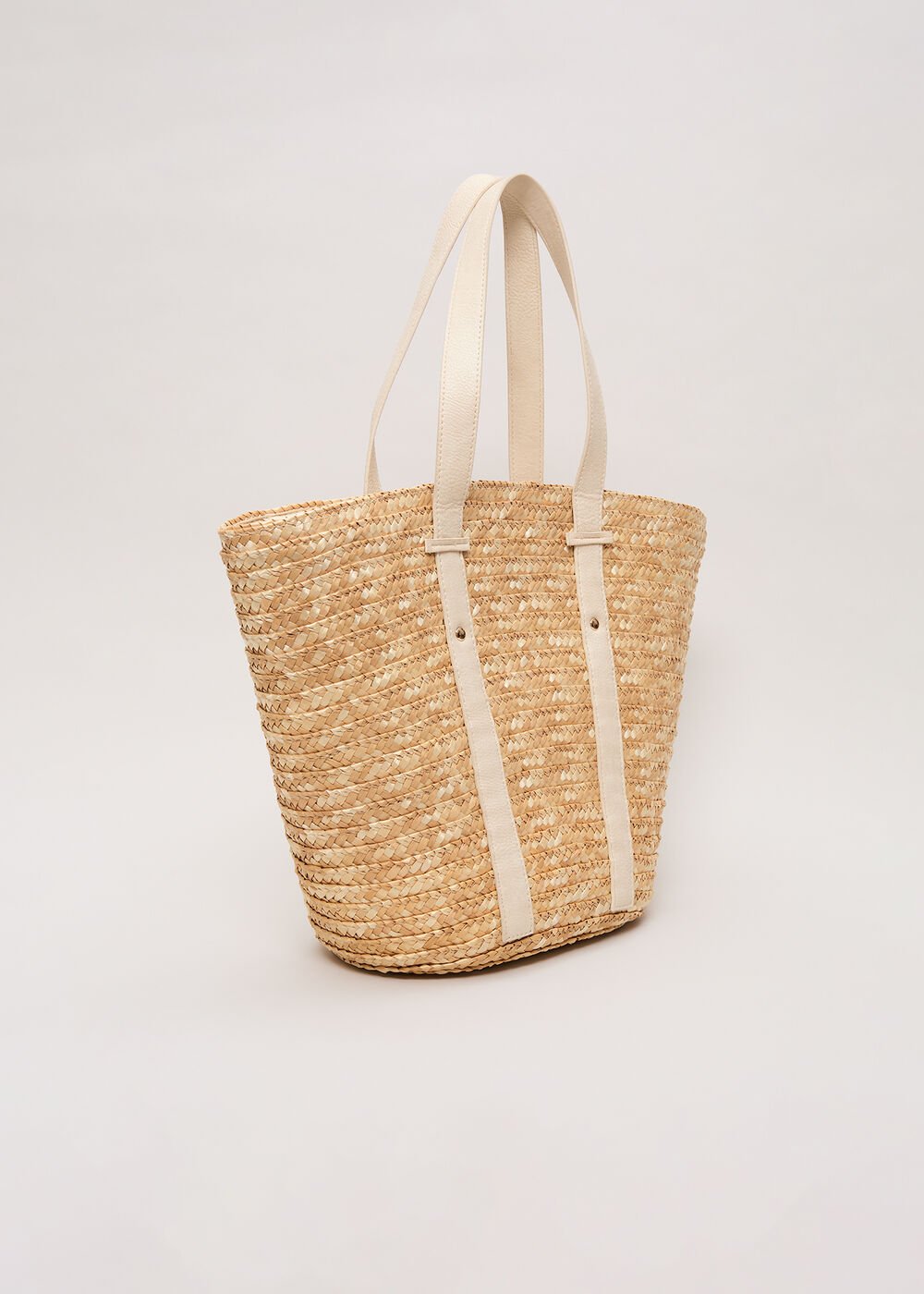 Straw Shoulder Bag - Natural