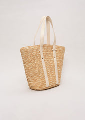 Straw Shoulder Bag - Natural