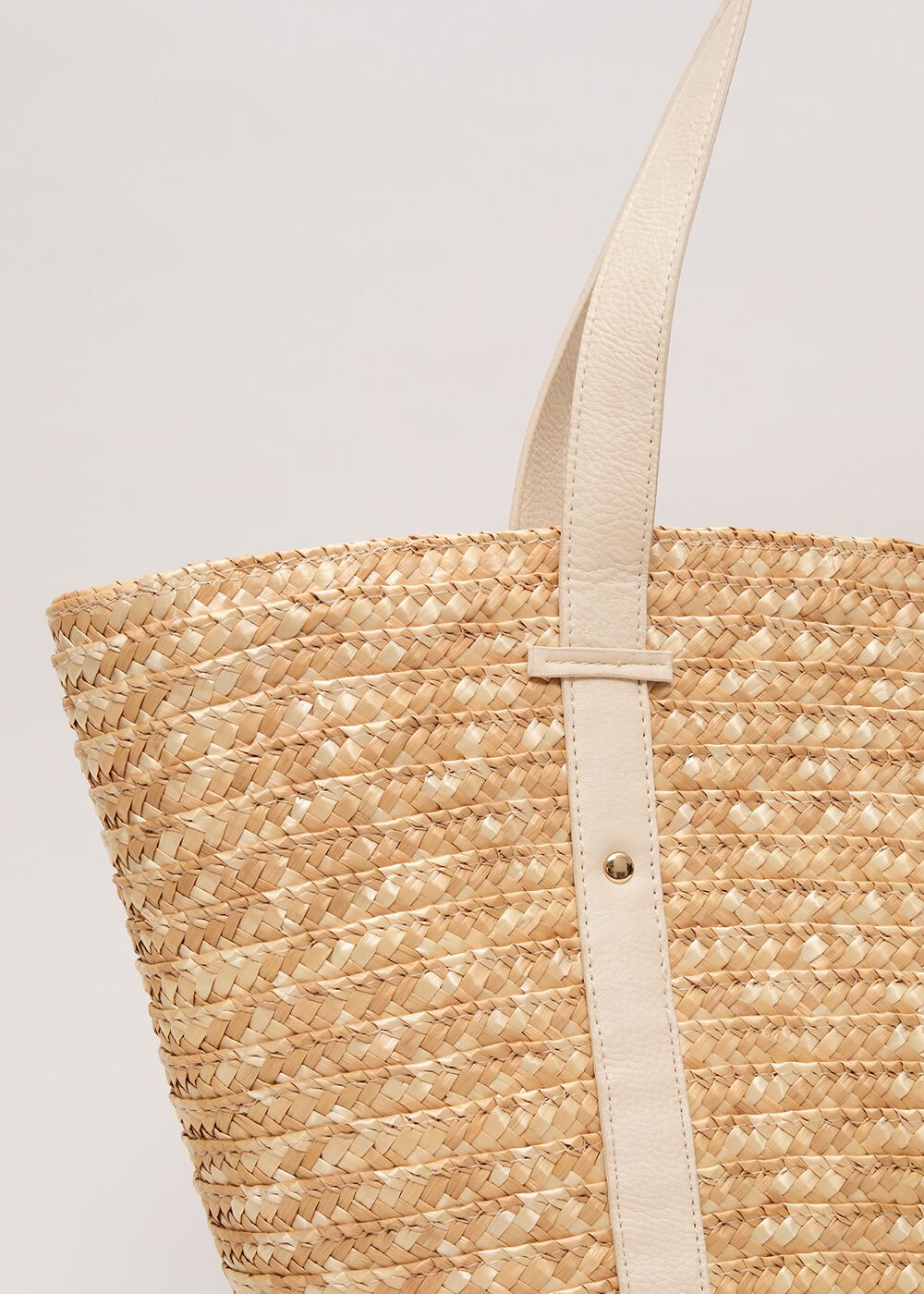 Straw Shoulder Bag - Natural