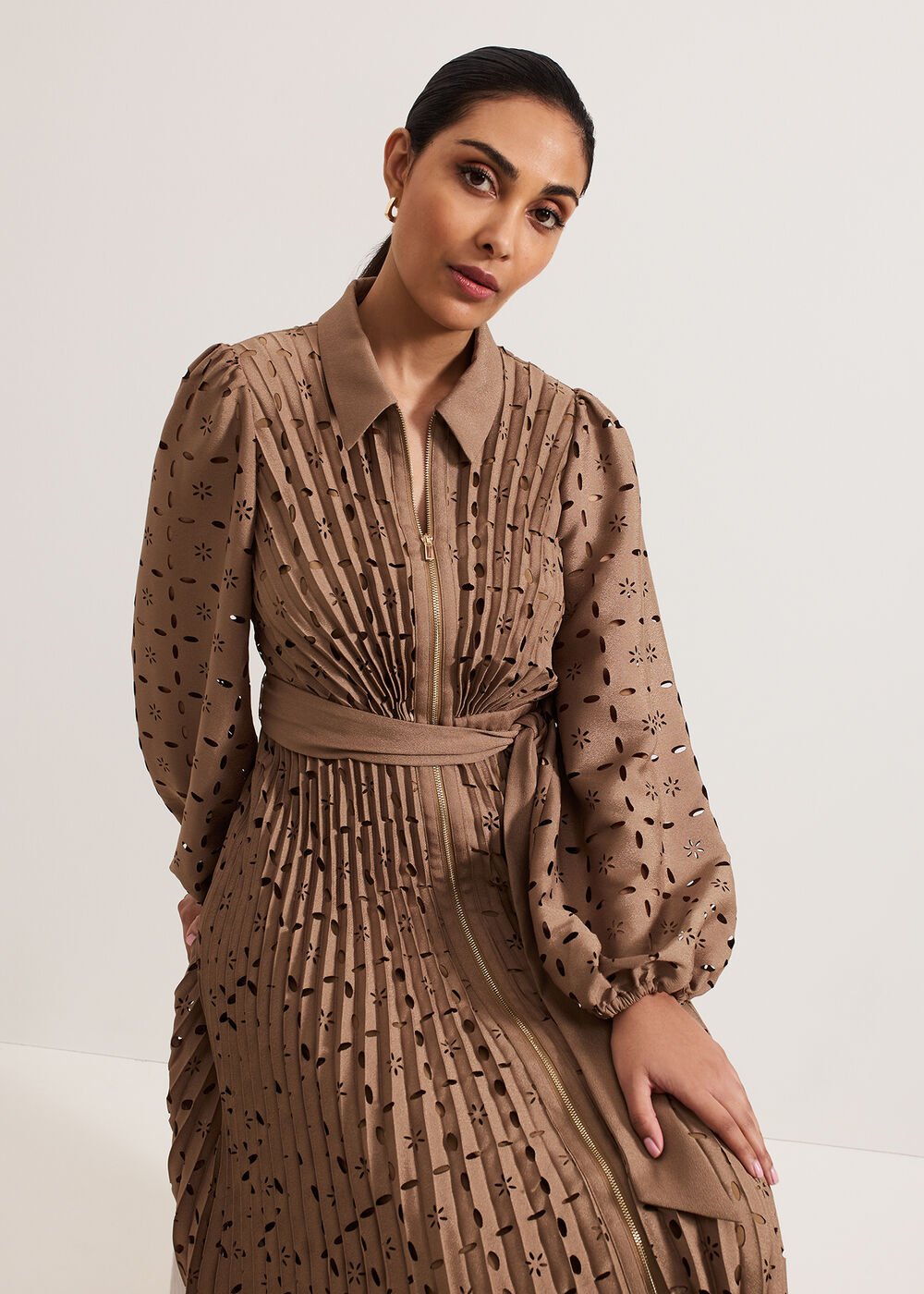 Petite Ryley Dress - Neutral