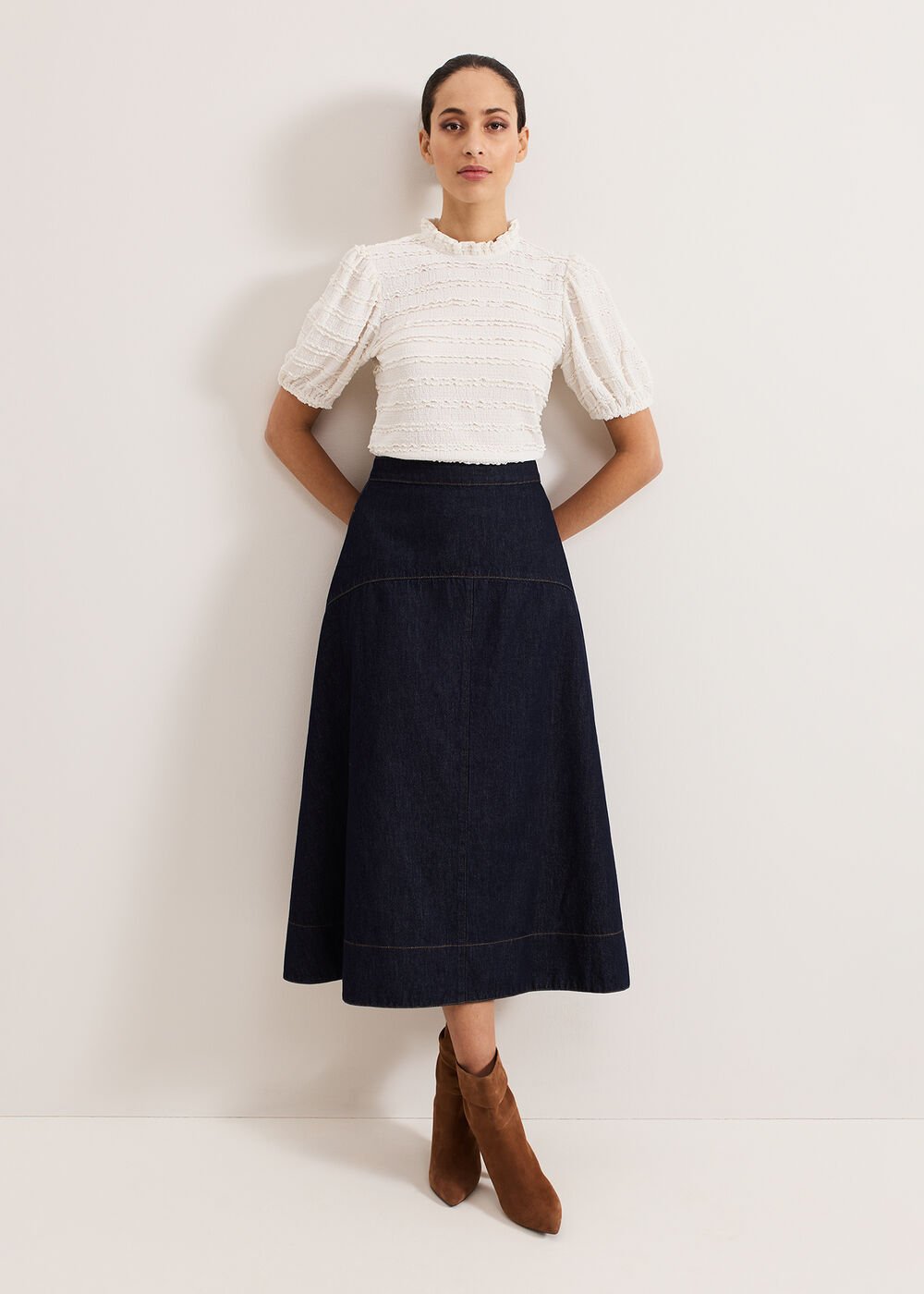 Samiha Lace Top - Cream
