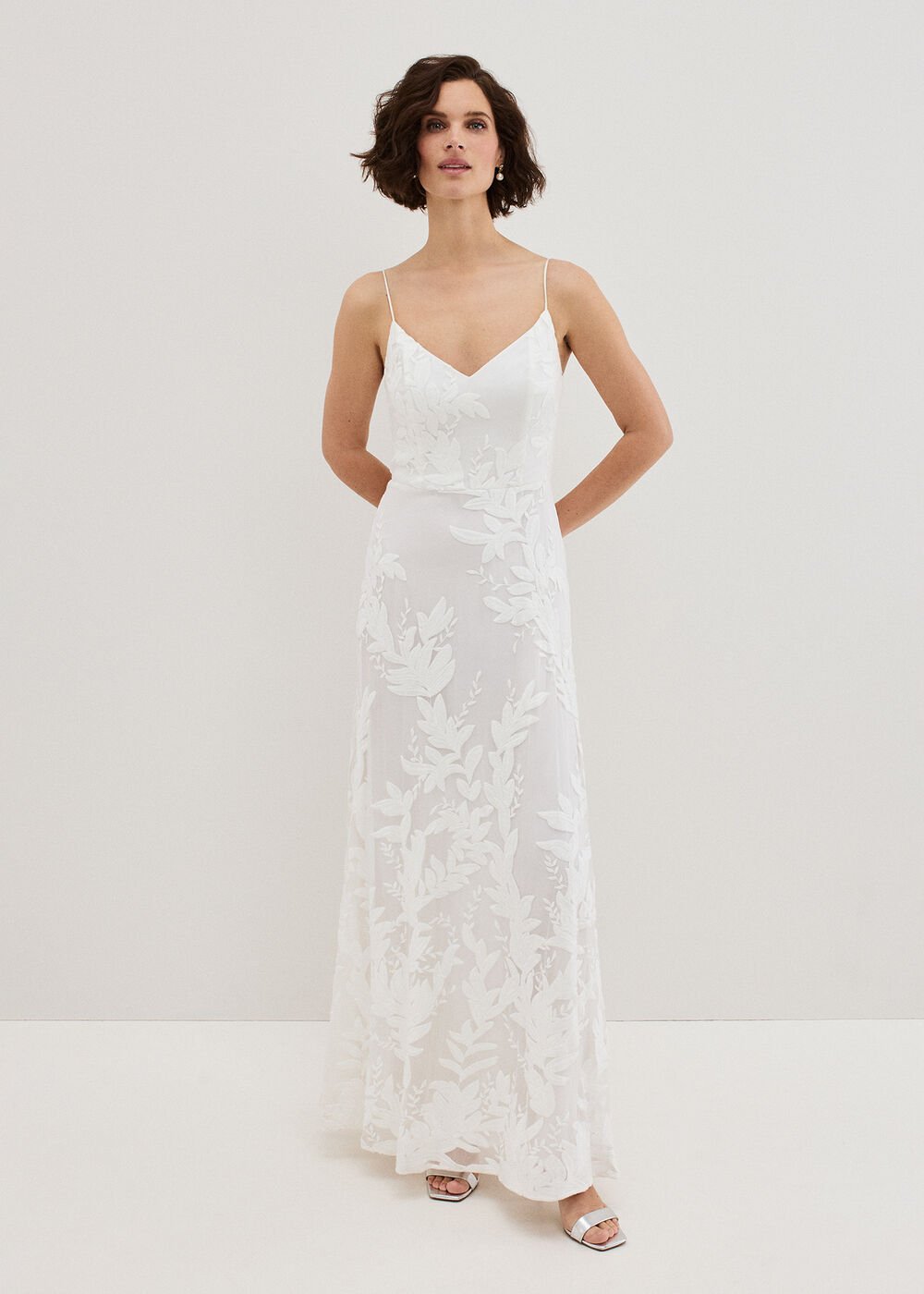 Arabella Silk Ivory Dress - Ivory