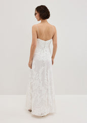 Arabella Silk Ivory Dress - Ivory