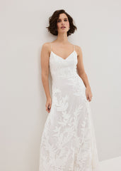 Arabella Silk Ivory Dress - Ivory