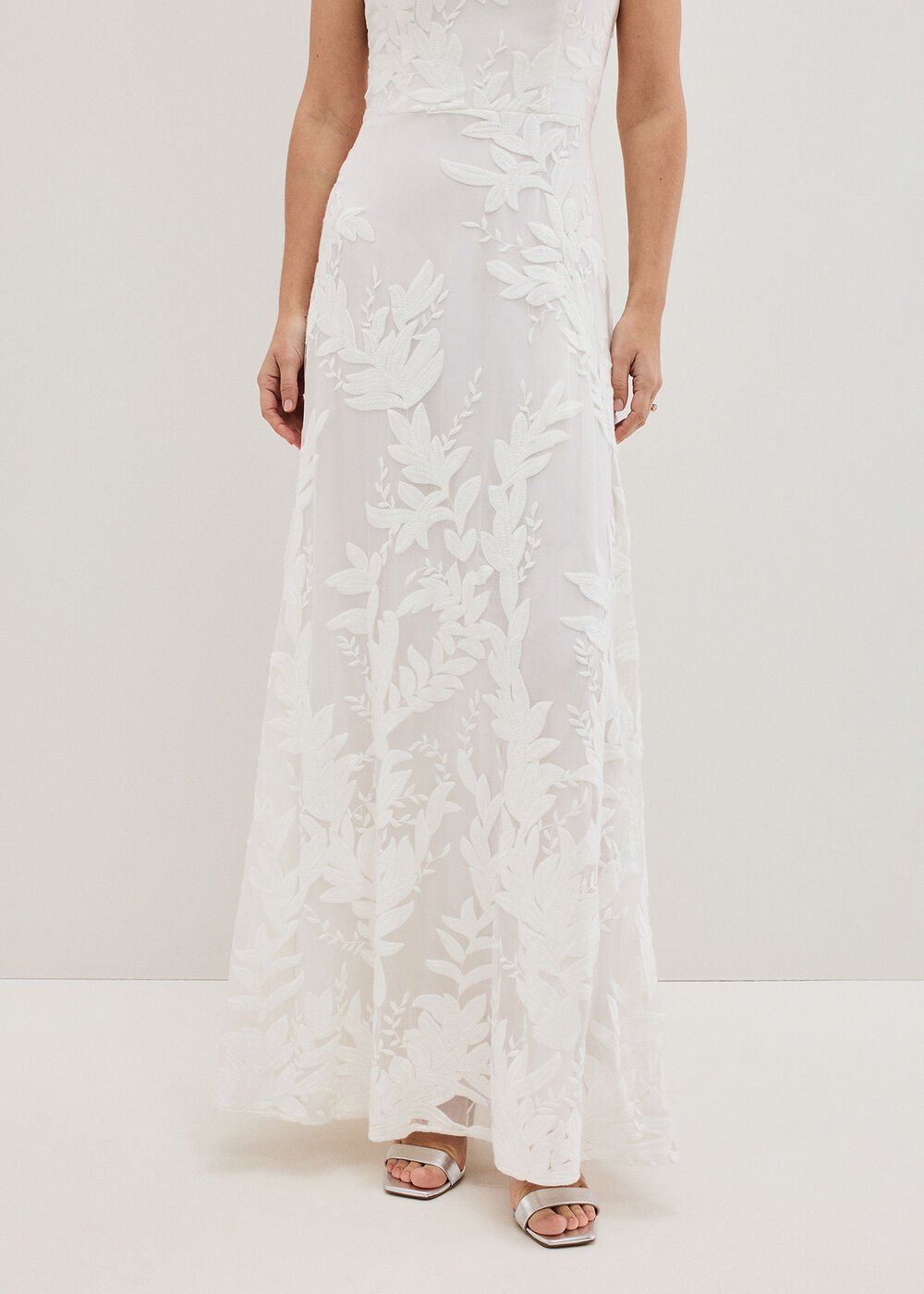 Arabella Silk Ivory Dress - Ivory