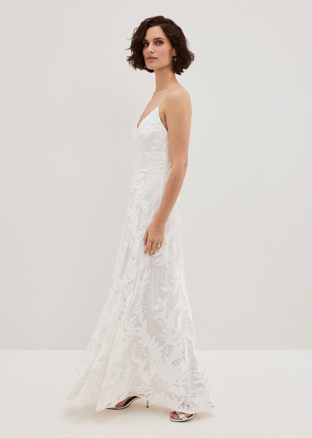 Arabella Silk Ivory Dress - Ivory