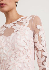 Annika Midi Dress - Pale Pink
