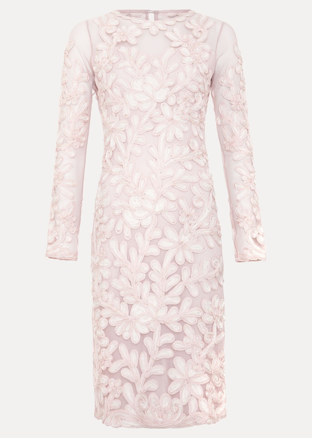 Annika Midi Dress - Pale Pink