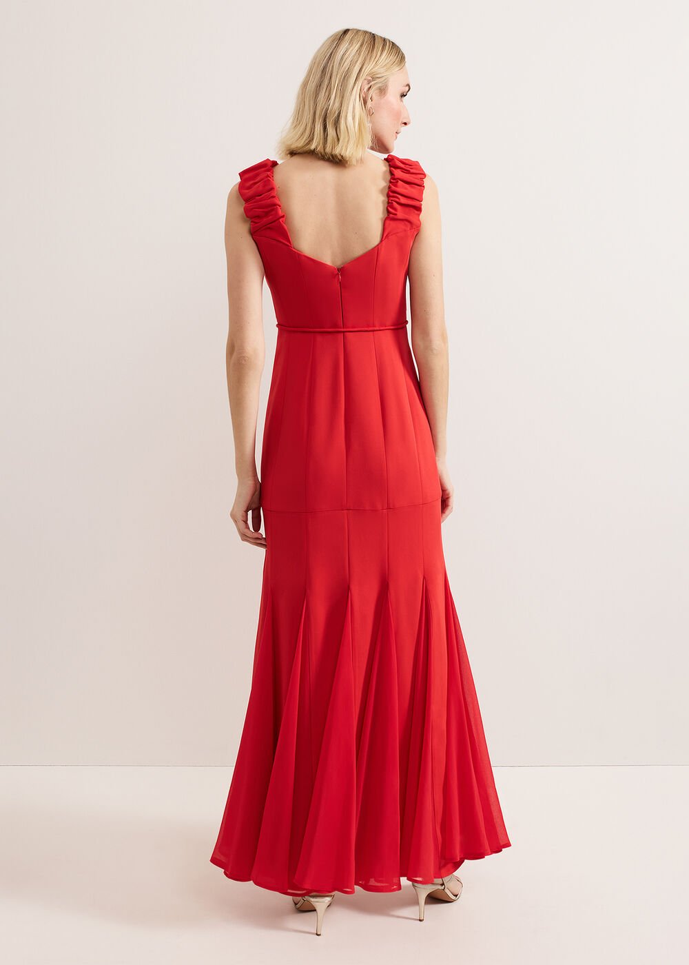 Ansley Strappy Maxi - Red