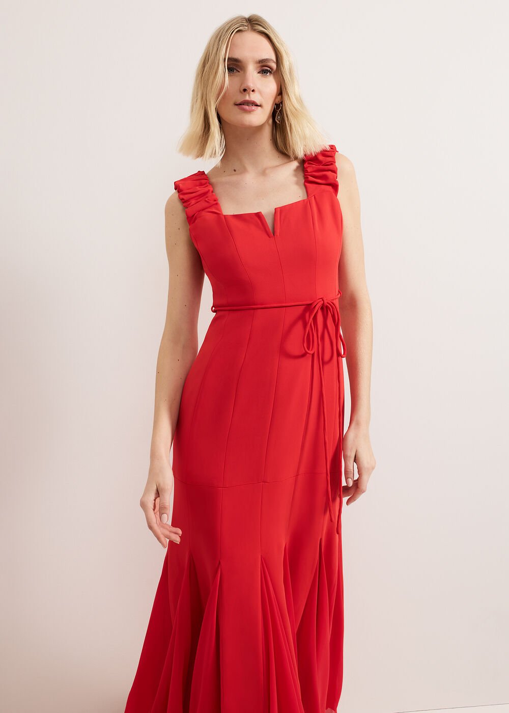 Ansley Strappy Maxi - Red