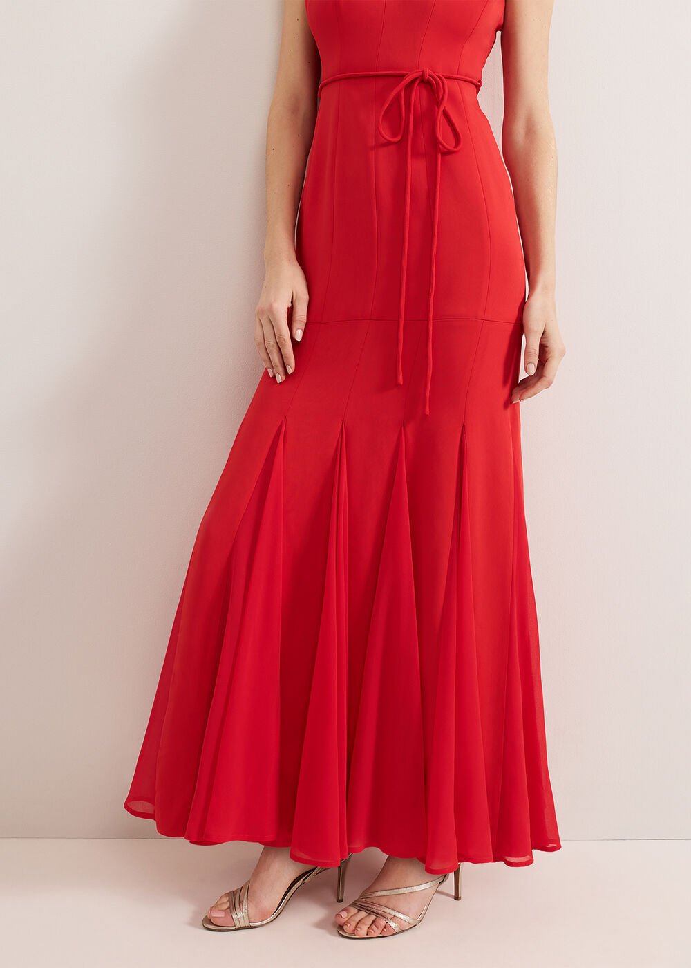 Ansley Strappy Maxi - Red