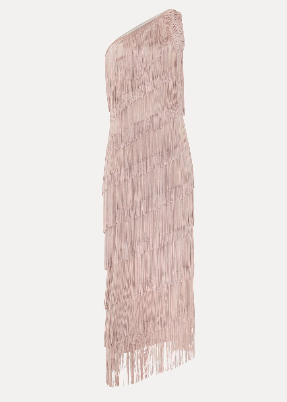 Amity Fringe Dress - Latte