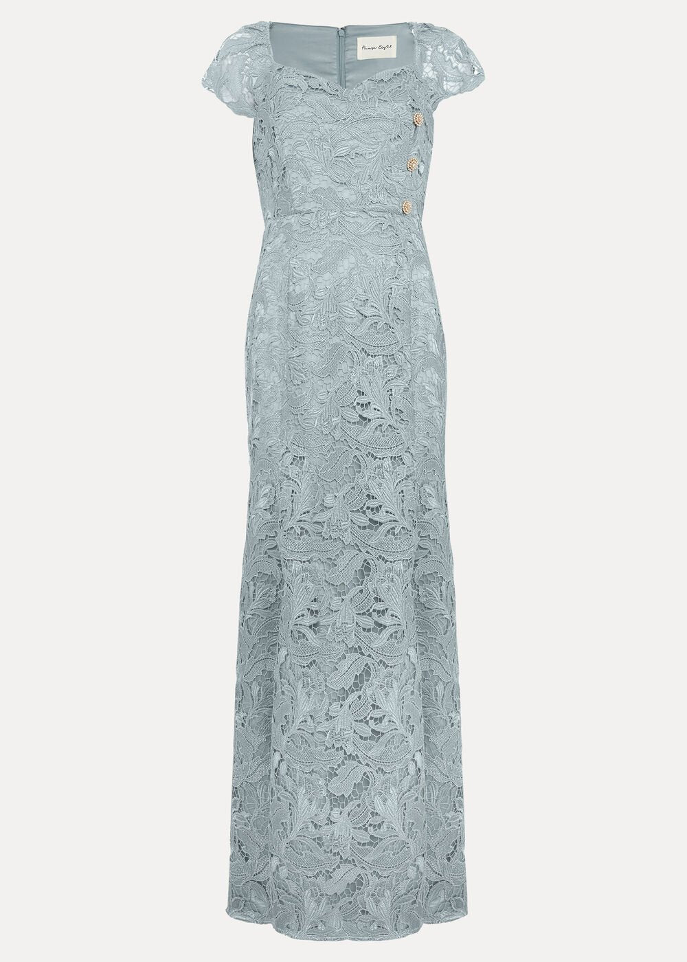 Phia Tux Lace Dress - Eau De Nil