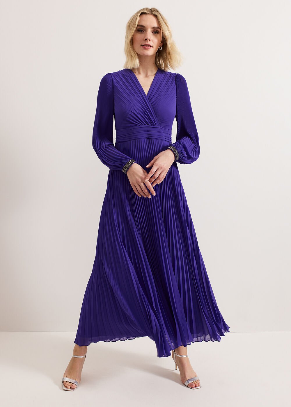 Vila Beaded Dress - Purple