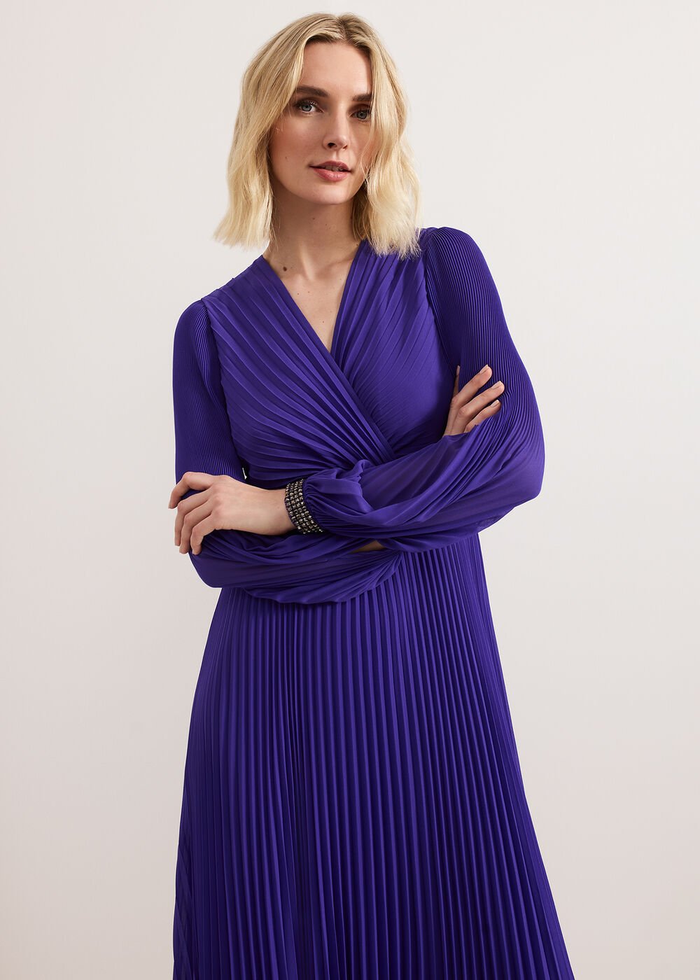 Vila Beaded Dress - Purple