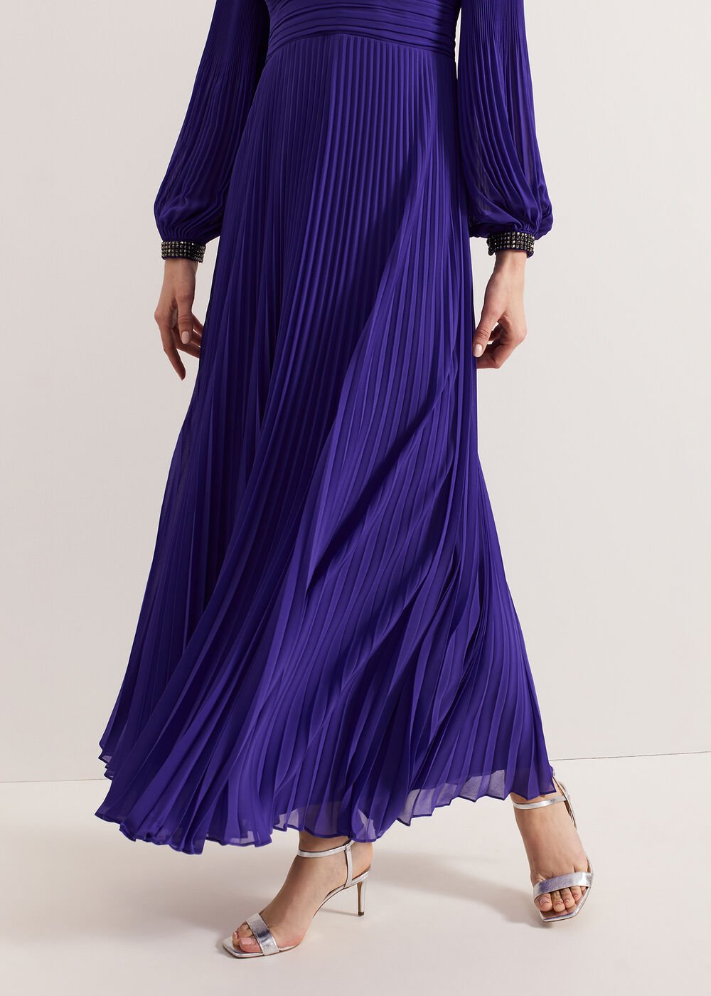 Vila Beaded Dress - Purple