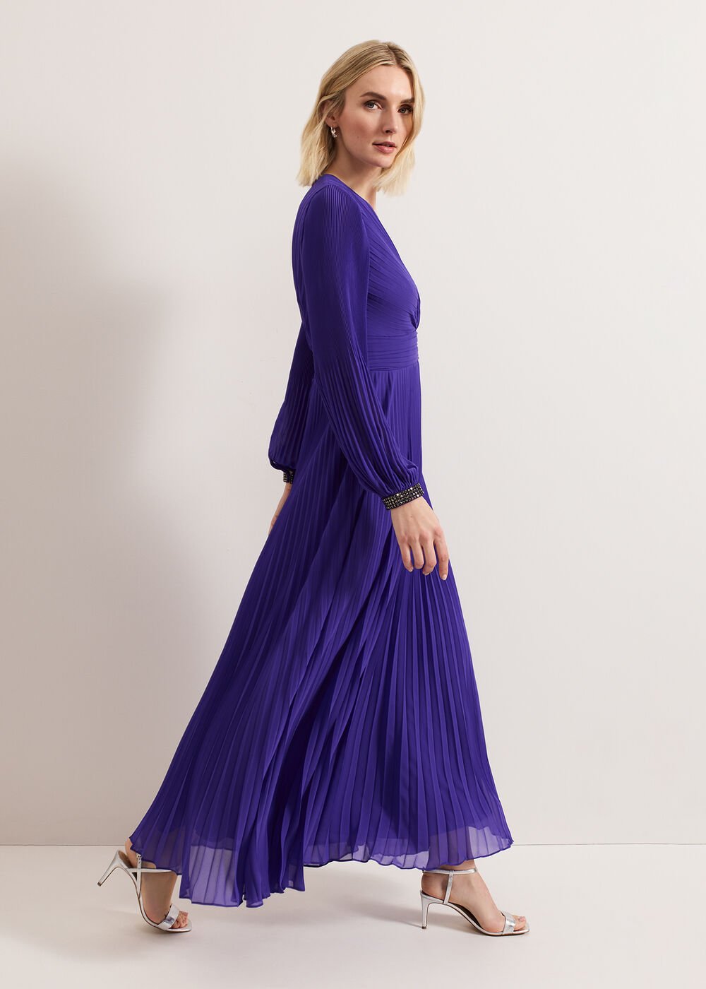 Vila Beaded Dress - Purple