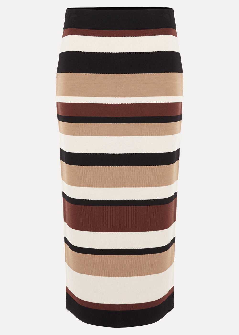 Louisa Stripe Skirt - Neutral