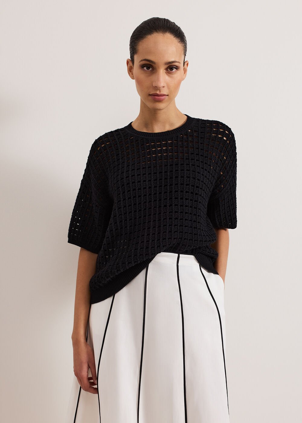 Jamelia Boxy Knit - Black