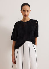 Jamelia Boxy Knit - Black